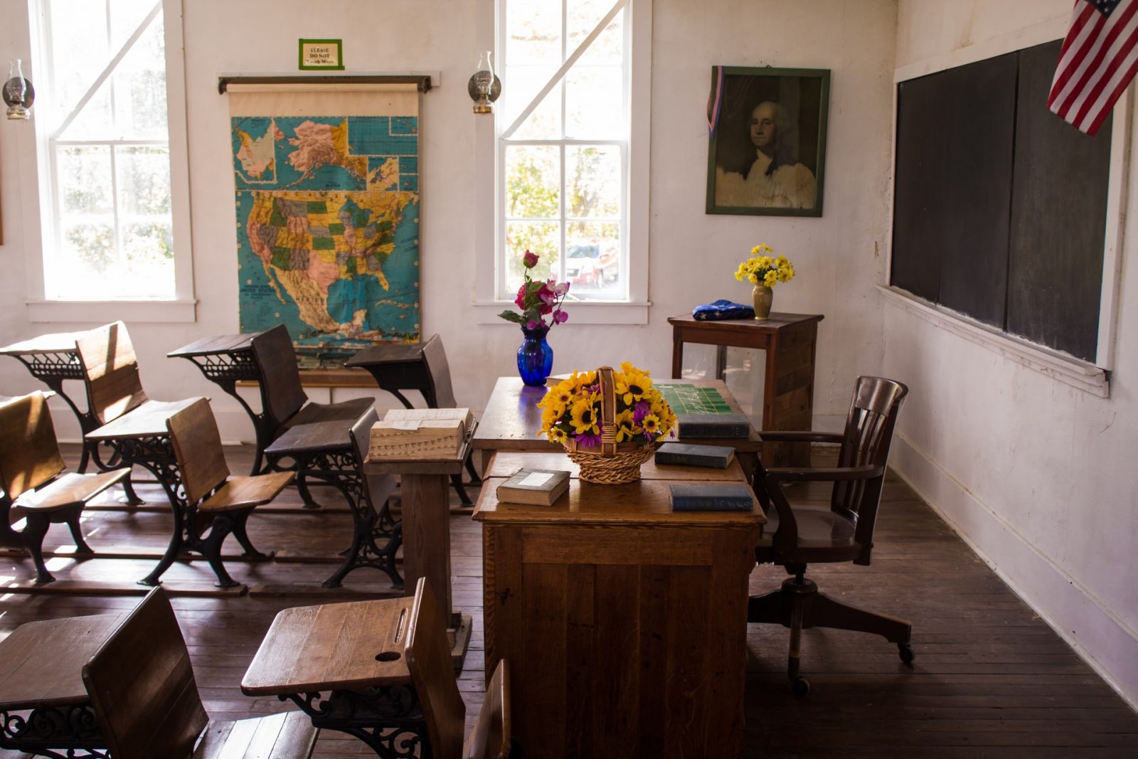 Empty classroom