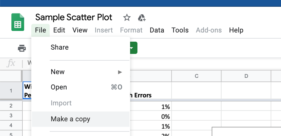 how to make a copy of a file in google sheets